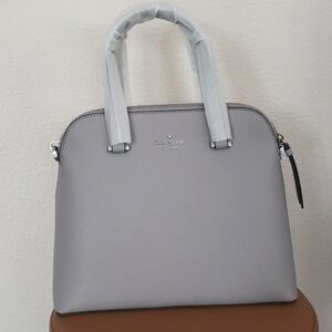 Kate Spade Maisie Medium Dome Satchel - Soft Taupe